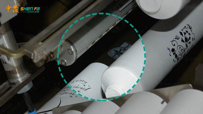 Máquina de impressão cosmética da tela de Full Automatic Silk da impressora do tubo para os tubos plásticos macios cosméticos