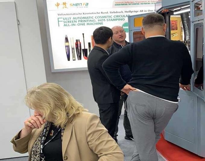 Máquina de impressão de tela de servo completo de alta velocidade/estampagem a quente para cigarros eletrônicos redondos/ovais/triangulares 13