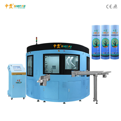 Máquina de serigrafia de tubo macio 45KW Servo 1-7 Verniz de estampagem a quente tudo em um maquinário