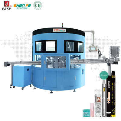 quality Diâmetro 8-25MM máquina de impressão da tela de três cores para Pen Barrels Eyeliner Bottle cosmético factory
