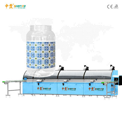 Máquina de impressão automática da tela das cores UV da secagem 1-3 para a garrafa do galão