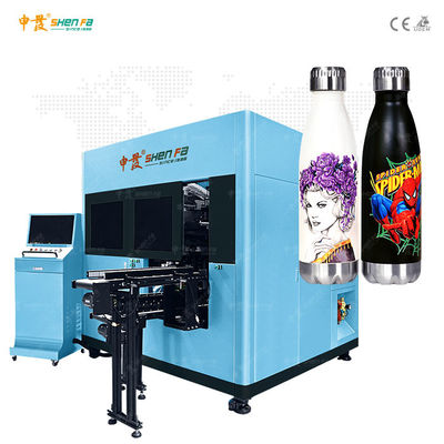 Máquina de impressão curável UV do Inkjet de Digitas da tinta para a garrafa de Drinkware